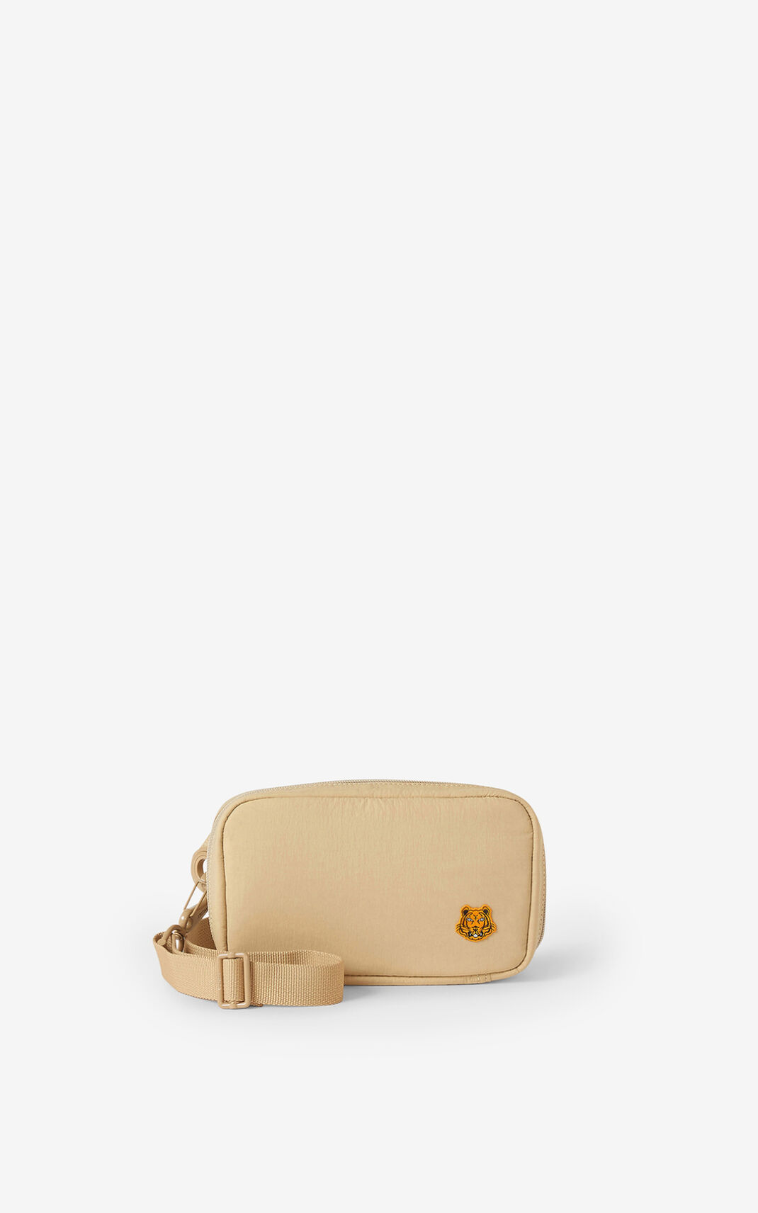 Sac Bandoulière Kenzo Tiger Crest Femme Beige | UWYM-28715